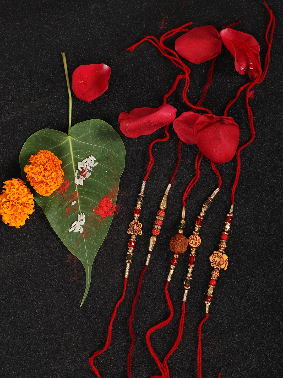 YouBella Rakhi Combo for Brother (Multi-Colour) (YBRK_68)